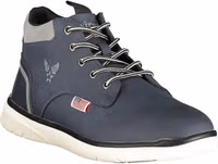 Blue Polyurethane Men Ankle Boot 2
