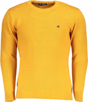 Yellow Acrylic Men Sweater 1