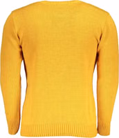 Yellow Acrylic Men Sweater 2