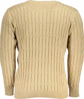 Beige Acrylic Men Sweater 2