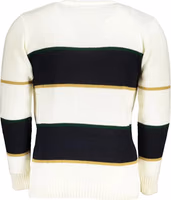 White Acrylic Men Sweater 2