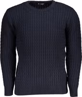 Blu Acrylic Mens Sweater 1