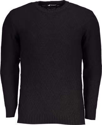 Black Acrylic Men's Sweater
