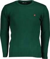 Green Acrylic Men's Sweater 1