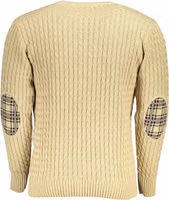 Beige Acrylic Men Sweater 2