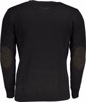 Black Acrylic Men Sweater 2