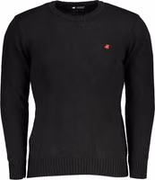 Black Acrylic Men Sweater 1