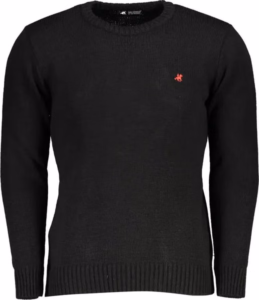 Black Acrylic Men Sweater
