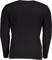 Black Acrylic Men Sweater 2