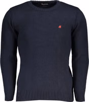 Blue Acrylic Men Sweater 1