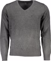 Gray Viscosa Mens Sweater 1