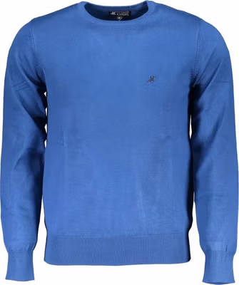 Blu Viscosa Uomo Maglia