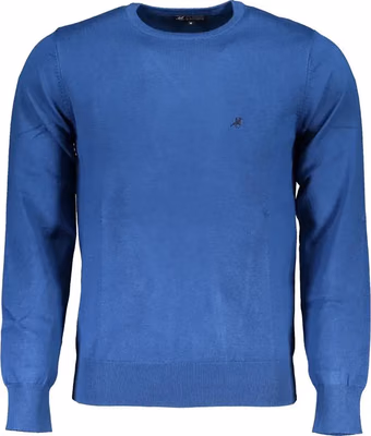 Blue Viscosa Men's Sweater