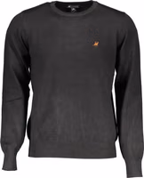 Black Viscosa Men Sweater 1
