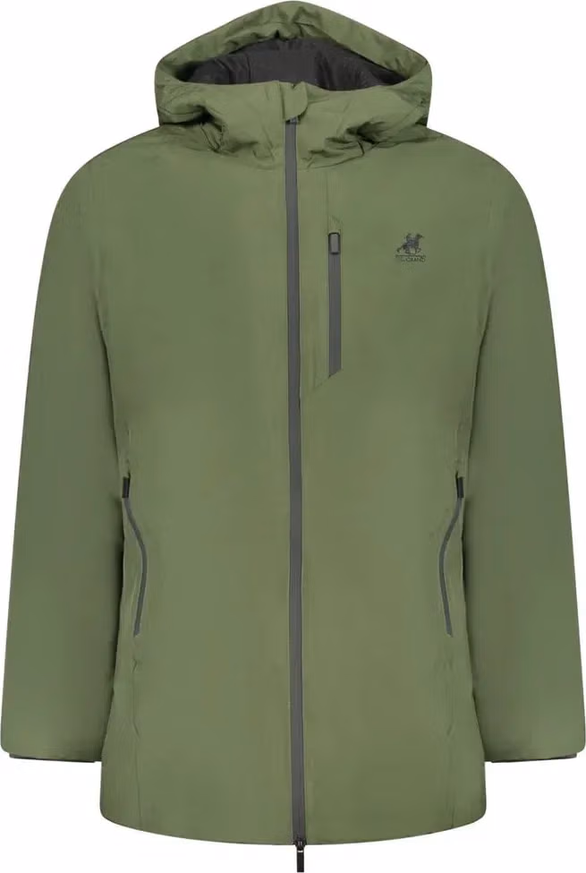 Verde Polyester Men Jacket