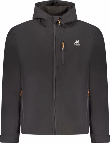 Black Polyester Mens Jacket