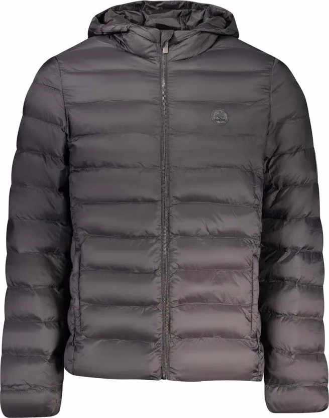 Black Polyester Men's Jacket