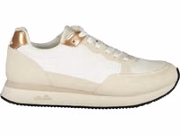 White Polyurethane Women Sneaker 1