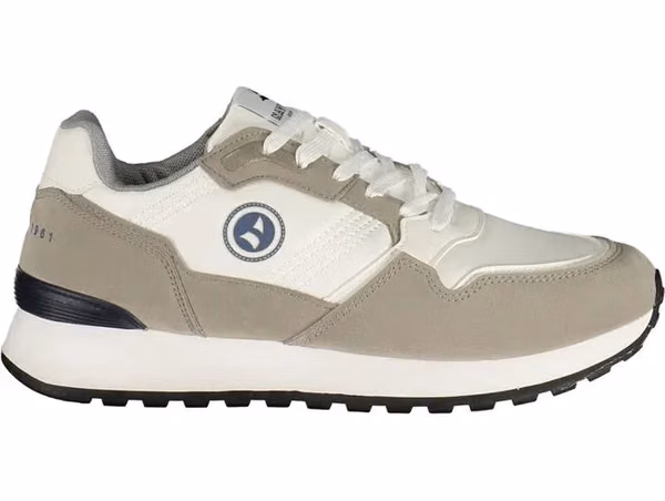 Grigio Poliestere Men Sneaker