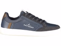 Blue Polyester Men Sneaker 1