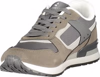 Grigio Polyurethane Men Sneaker 3