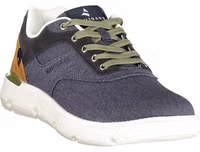 Blue Polyester Men Sneaker 2