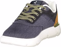 Blue Polyester Men Sneaker 3