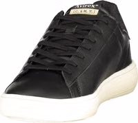 Black Polyurethane Men Sneaker 3
