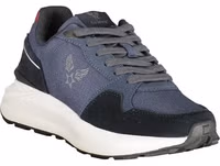Blue Polyurethane Men Sneaker 2