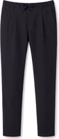 Blue Virgin Wool Casual Pants 1