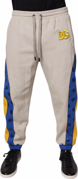 Multicolor Cotton DG Jogger Sweatpants Pants