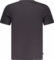 Black Cotton Men T-Shirt 2