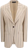 Multicolor Viscose Full-Length Jacket 1