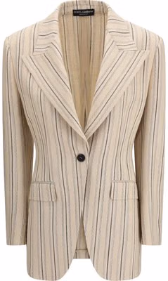 Multicolor Viscose Full-Length Jacket