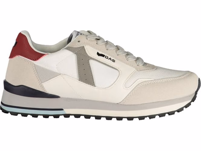 White Polyurethane Men's Sneaker
