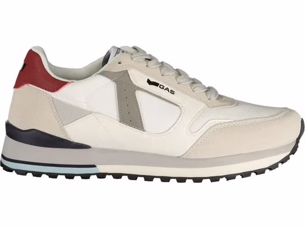 White Polyurethane Men's Sneaker