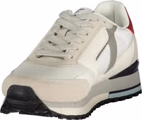 White Polyurethane Men's Sneaker 3