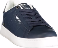 Blue Polyurethane Men Sneaker 2