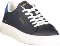 Blue Polyurethane Men Sneaker 2