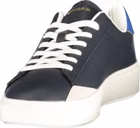 Blue Polyurethane Men Sneaker 3