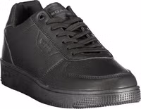 Black Polyurethane Men's Sneaker 2