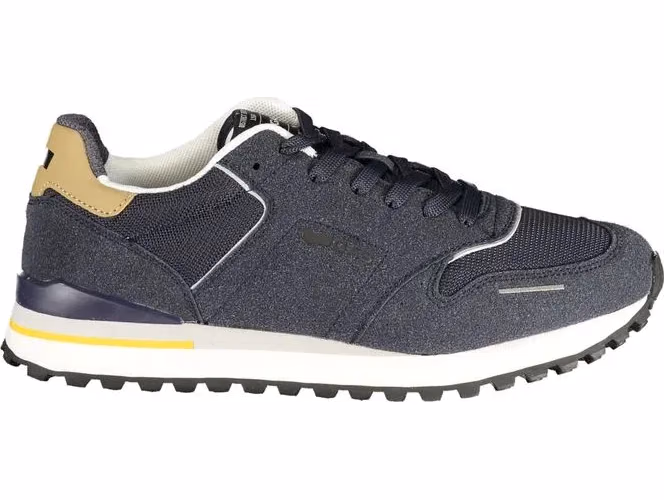 Blu Polyester Men Sneaker