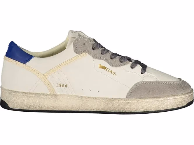 White Polyurethane Men's Sneaker