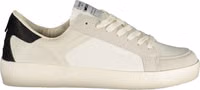 White Polyurethane Men's Sneaker 1