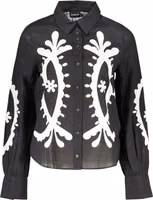 Nero Cotton Women Shirt 1