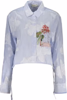 Azzurro Cotton Women Shirt 1