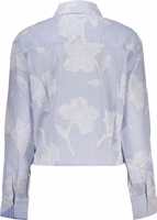 Azzurro Cotton Women Shirt 2