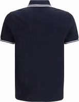 Blue Cotton Polo Shirt 2