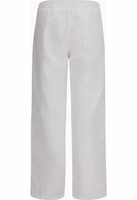 White Cotton Casual Pants 2