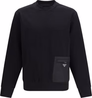 Black Viscose Sweatshirt 1